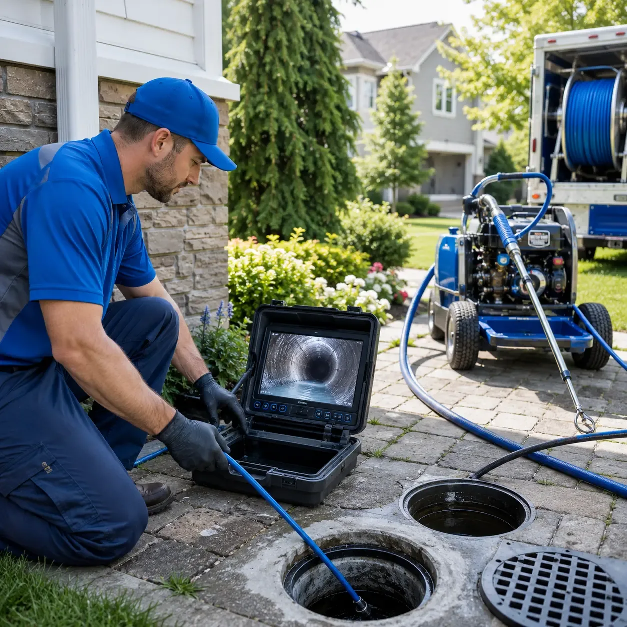 Outdoor drain cleaning professionals serving Exeland, WI